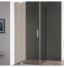 Душевой уголок Cezares Slider 100x90 SLIDER-AH-1-90-90/100-BR-Cr профиль Хром стекло бронзовое