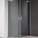 Душевой уголок Cezares Slider 100x100 SLIDER-R-2-90/100-GRIGIO-Cr профиль Хром стекло серое