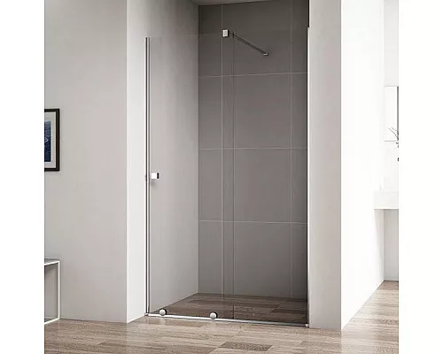 Приобрести Душевая дверь в нишу Cezares Stream STREAM-BF-1-110-C-Cr 110 профиль Хром стекло прозрачное в магазине сантехники Santeh-Crystal.ru