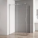 Душевой уголок Cezares Stylus Soft STYLUS-SOFT-AH-1-120/80-C-Cr 120x80 профиль Хром стекло прозрачное