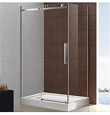 Душевой уголок Cezares Stylus-M AH-1 120x80 профиль Хром стекло прозрачное