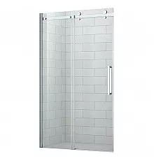 Душевая дверь в нишу Cezares Stylus-M BF-1 140 профиль Хром стекло прозрачное