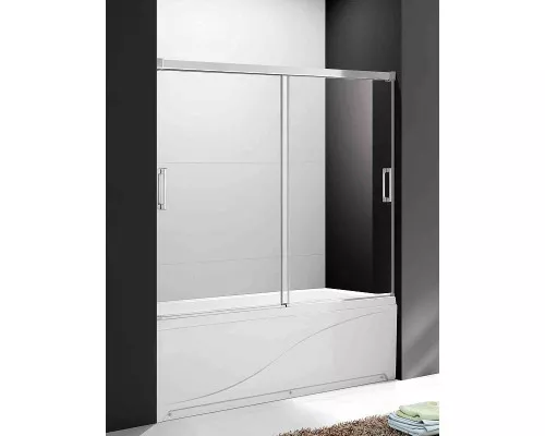 Заказать Шторка на ванну Cezares Tandem Soft 160x145 TANDEM-SOFT-VF-2-160/145-C-Cr-IV профиль Хром стекло прозрачное в магазине сантехники Santeh-Crystal.ru
