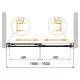 Заказать Шторка на ванну Cezares Tandem Soft 160x145 TANDEM-SOFT-VF-2-160/145-C-Cr-IV профиль Хром стекло прозрачное в магазине сантехники Santeh-Crystal.ru
