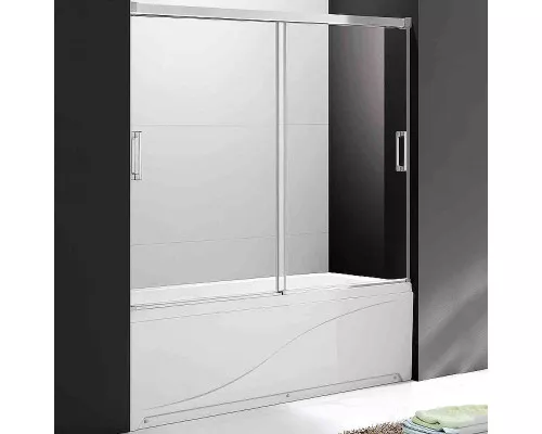 Заказать Шторка на ванну Cezares Tandem Soft 160x145 TANDEM-SOFT-VF-2-160/145-C-Cr-IV профиль Хром стекло прозрачное в магазине сантехники Santeh-Crystal.ru