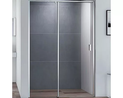 Приобрести Душевая дверь Cezares Urban 110 URBAN-B-12-110-C-CR профиль Хром стекло прозрачное в магазине сантехники Santeh-Crystal.ru