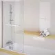 Купить Шторка на ванну Excellent Actima 900 73 KAAC.1609.730.LP профиль Хром стекло прозрачное в магазине сантехники Santeh-Crystal.ru