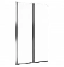 Шторка на ванну Excellent Fliper 80 KAAX.1309.800.LE профиль Хром стекло прозрачное