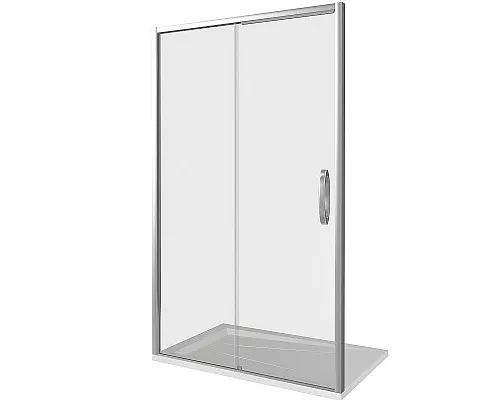 Купить Душевая дверь Good Door Antares WTW-130-C-CH 130 профиль Хром стекло прозрачное в магазине сантехники Santeh-Crystal.ru