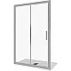 Заказать Душевая дверь Good Door Cofe WTW-130-C-CH 130 КФ00030 профиль Хром стекло прозрачное в магазине сантехники Santeh-Crystal.ru