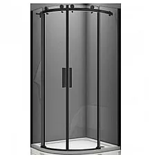 Душевой уголок Good Door Galaxy R-TD-90-C-B 90x90 профиль Черный стекло прозрачное