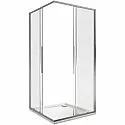 Душевой уголок Good Door Idea CR-100-C-CH 100х100 профиль Хром стекло прозрачное