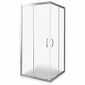 Душевой уголок Good Door Infinity CR-80-G-CH 80х80 профиль Хром стекло Грейп