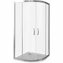 Душевой уголок Good Door Infinity R-100-С-CH 100x100 профиль Хром стекло прозрачное