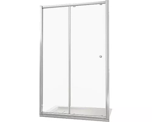 Приобрести Душевая дверь Good Door Lira WTW -130-C-CH 130 профиль Хром стекло прозрачное в магазине сантехники Santeh-Crystal.ru