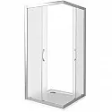 Душевой уголок Good Door Neo CR-80-C-CH 80х80 профиль Хром стекло прозрачное