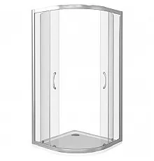 Душевой уголок Good Door Neo R-80-С-CH 80х80 профиль Хром стекло прозрачное