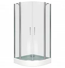 Душевой уголок Good Door Pandora R-80-C-CH 80х80 профиль Хром стекло прозрачное