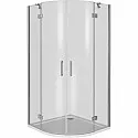 Душевой уголок Good Door Saturn R-100-C-CH 100x100 профиль Хром стекло прозрачное