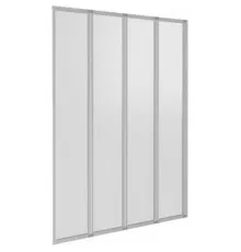 Шторка на ванну Good Door Screen GR4-100-C-CH 100 профиль Хром стекло прозрачное