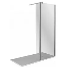 Душевая перегородка Good Door Walk In SP2-80-C-CH 80x28 профиль Хром стекло прозрачное