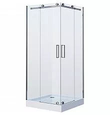 Душевой уголок Grossman Cosmo 90x90 GR-1090 профиль Хром стекло прозрачное