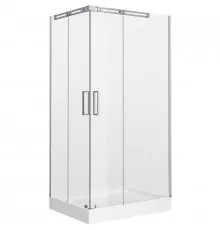 Душевой уголок Grossman Galaxy 110х80 R GR-3110R профиль Хром стекло прозрачное