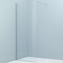 Душевая перегородка Iddis Slide 80 SLI8CS8i23 профиль Хром стекло прозрачное