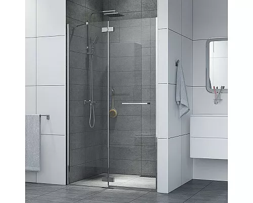Купить Душевая дверь Iddis Slide 121 SLI6CH2i69 профиль Хром стекло прозрачное в магазине сантехники Santeh-Crystal.ru