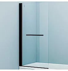 Шторка на ванну Iddis Slide 75х145 SLI5BS7i90 профиль Черный матовый стекло прозрачное