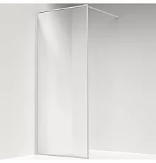 Душевая перегородка Iddis Slide 80 SLI8WS8i23 профиль Белый матовый стекло прозрачное