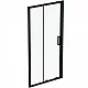 Купить Душевая дверь Ideal Standard Connect 2 100 K9273V3 профиль Черный стекло прозрачное в магазине сантехники Santeh-Crystal.ru