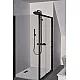 Купить Душевая дверь Ideal Standard Connect 2 120 K9277V3 профиль Черный стекло прозрачное в магазине сантехники Santeh-Crystal.ru