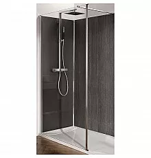 Душевая перегородка Jacob Delafon Contra 140 E22WP140-GA профиль Хром стекло прозрачное