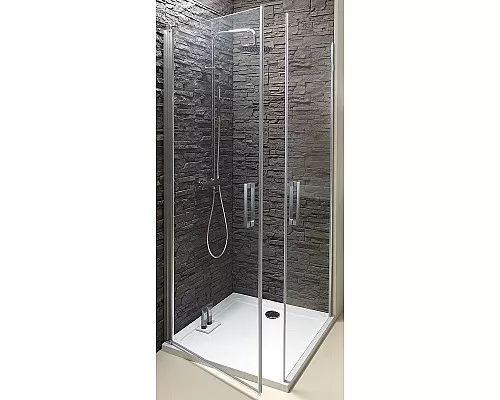 Приобрести Душевая дверь Jacob Delafon Contra 80x200 E22T81-GA профиль Хром стекло прозрачное в магазине сантехники Santeh-Crystal.ru