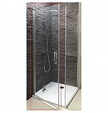 Душевая дверь Jacob Delafon Contra 120 E22T121-GA профиль Хром стекло прозрачное