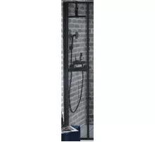 Душевая стенка Jacob Delafon Nouvelle Vague 30 E94WI30-B1 профиль Черный стекло прозрачное