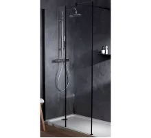 Душевая перегородка Jacob Delafon Serenity 120х200 E14W120-BLV профиль Черный стекло прозрачное