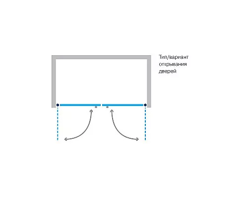 Приобрести Душевая дверь Koller Pool Aqua Line 90 ND90G профиль Хром стекло рифленое в магазине сантехники Santeh-Crystal.ru
