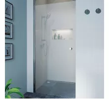 Душевая дверь Koller Pool Waterfall Line QP10 90 профиль Хром стекло рифленое