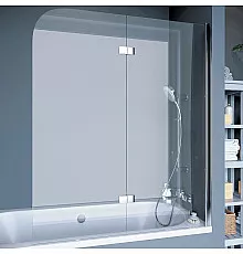 Шторка на ванну Koller Pool Waterfall Line 115 QP97 R профиль Хром стекло рифленое