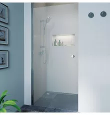 Душевая дверь Koller Pool Waterfall Line 80 QP10 профиль Хром стекло прозрачное