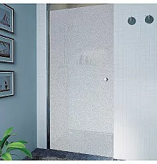 Душевая дверь Koller Pool Waterfall Line 80 QP10 профиль Хром стекло рифленое