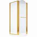 Душевой уголок Migliore Diadema 90x90 R 22702 профиль Золото стекло прозрачное