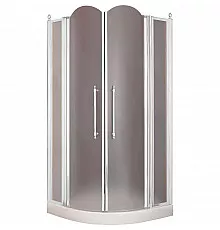 Душевой уголок Migliore Diadema 90x90 22679 профиль Хром стекло матовое