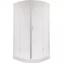 Душевой уголок Niagara Nova 100х100 NG-6616-08 профиль Хром стекло прозрачное