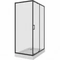 Душевой уголок Niagara Nova NG-6812-08 BLACK 120х80 профиль Черный стекло прозрачное