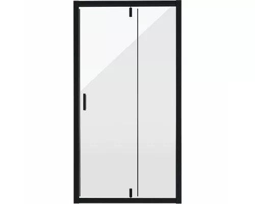 Купить Душевая дверь Niagara Nova 90 NG-83-9AB профиль Черный стекло прозрачное в магазине сантехники Santeh-Crystal.ru