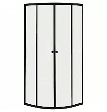 Душевой уголок Orange E01-090TB/G 90x90 профиль Черный стекло прозрачное