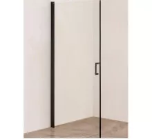 Душевая дверь Orange E05-090tb 90х190 профиль Черный стекло прозрачное